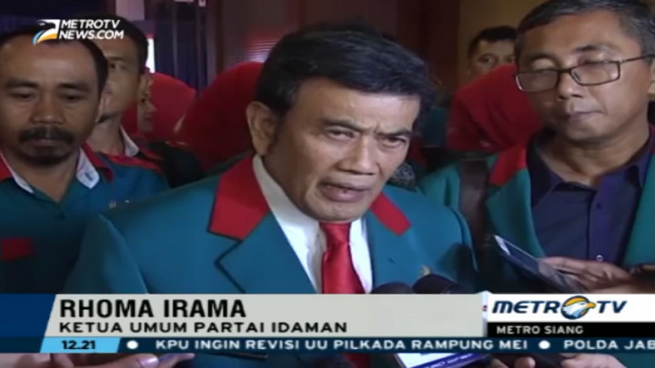 Rhoma Irama Yakin Partai Idaman Lolos Verifikasi