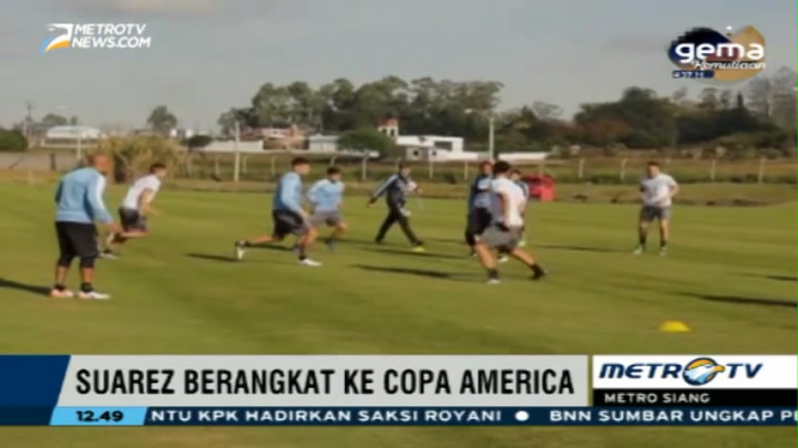 Uruguay Boyong Suarez ke Copa America Walau Cedera