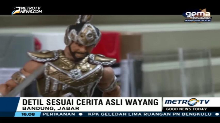 Miniatur Tokoh Wayang Lokal Dijual Ratusan Ribu Rupiah