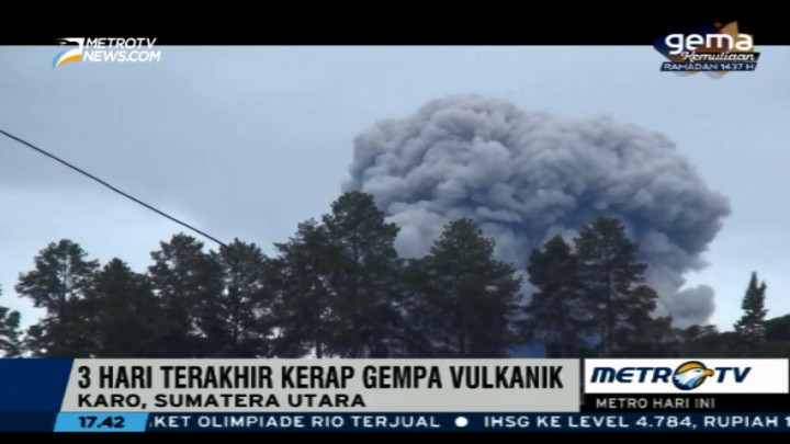 Gunung Sinabung Masih Berstatus Awas