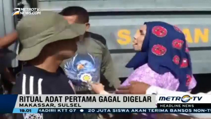 Ritual Pertama Pelantikan Raja Gowa ke-37 Gagal Digelar