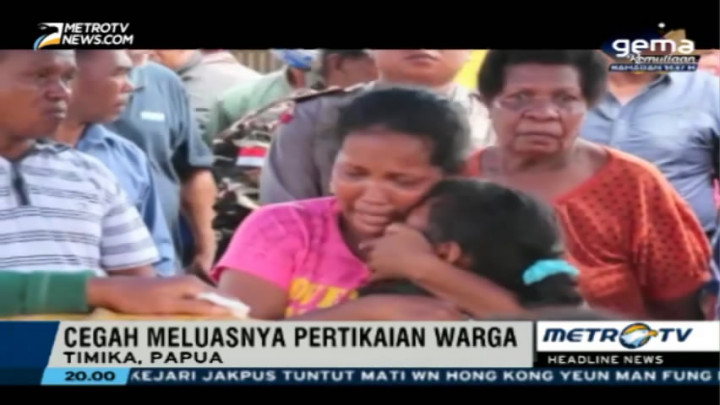 Pascabentrok, Situasi di Timika Masih Memanas