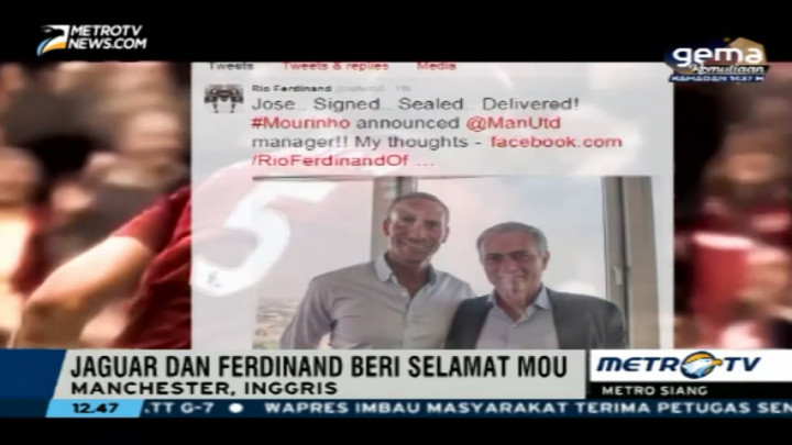 Rio Ferdinand Ucapkan Selamat ke Mourinho