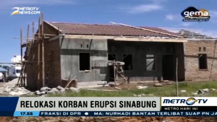 Ribuan Korban Erupsi Sinabung akan Direlokasi ke Desa Lingga
