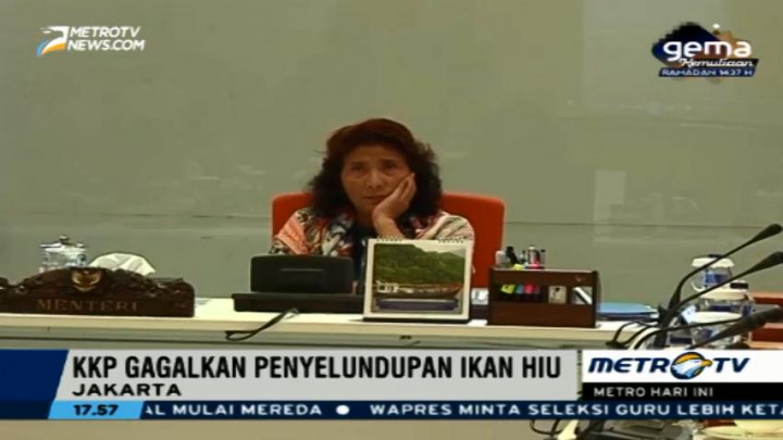 KKP Gagalkan Penyelundupan Dua Hiu Paus