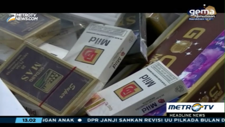 Bea Cukai Langkat Musnahkan 36 Ribu Batang Rokok Ilegal