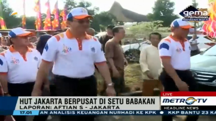 Ahok Hadiri Pencanangan HUT Jakarta ke-489