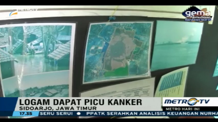 Warga Sekitar Semburan Lumpur Lapindo Terancam Kanker