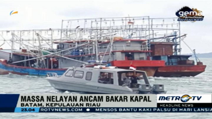 Dua Kapal Nelayan Disandera di Kepulauan Riau