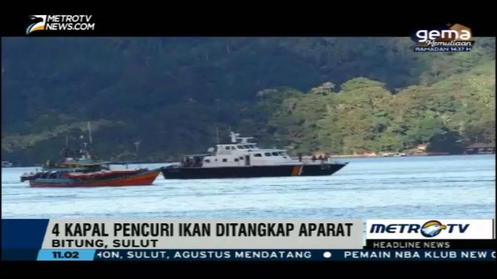 KKP Tangkap Lima Kapal Pencuri Ikan Asal Vietnam dan Filipina