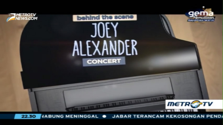 Behind The Scene Joey Alexander Concert (1)