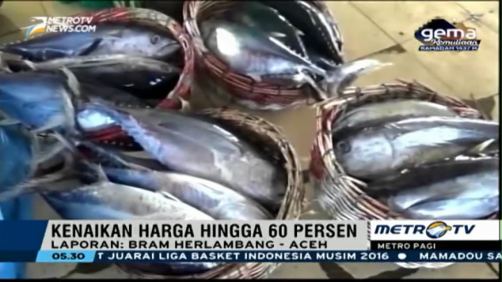 Cuaca Buruk, Harga Ikan di Aceh Meroket