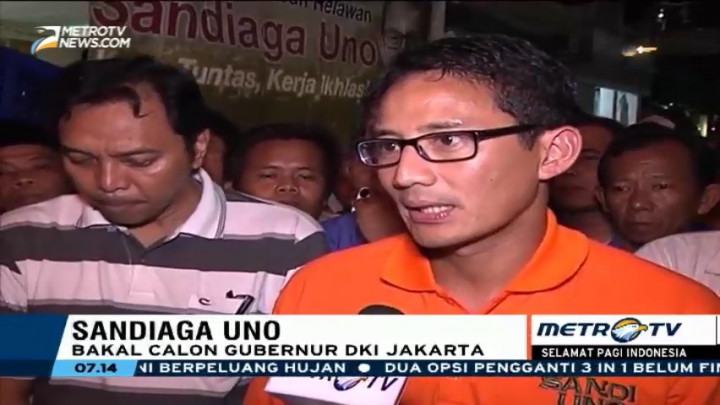 Sandiaga Uno Blusukan ke Tambora