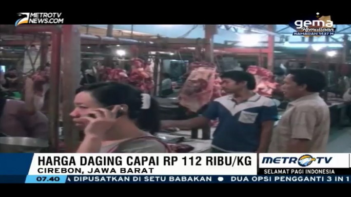 Pedagang Berharap Pemerintah Segera Stabilkan Harga Daging