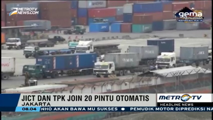 Percepat Dwelling Time, JICT dan TPK Dirikan 20 Pintu Otomatis