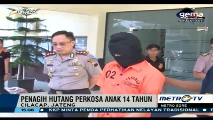 Penagih Utang di Cilacap Perkosa Anak 14 Tahun