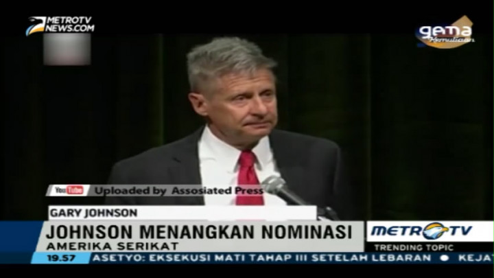 Sosok Gary Johnson, Pesaing Trump dan Clinton