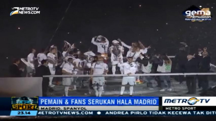 Real Madrid Lanjutkan Pesta Kemenangan di Santiago Bernabeu