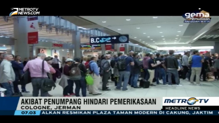 Seorang Pria Hindari Pemeriksaan, Bandara di Jerman Ditutup