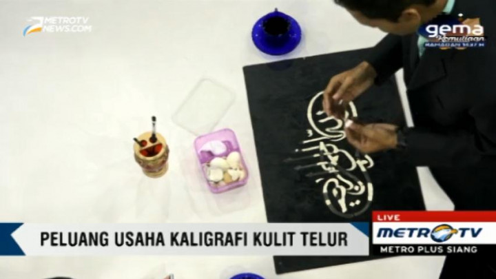 Peluang Usaha Kaligrafi Kulit Telur