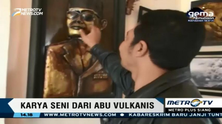 Karya Seni dari Abu Vulkanis