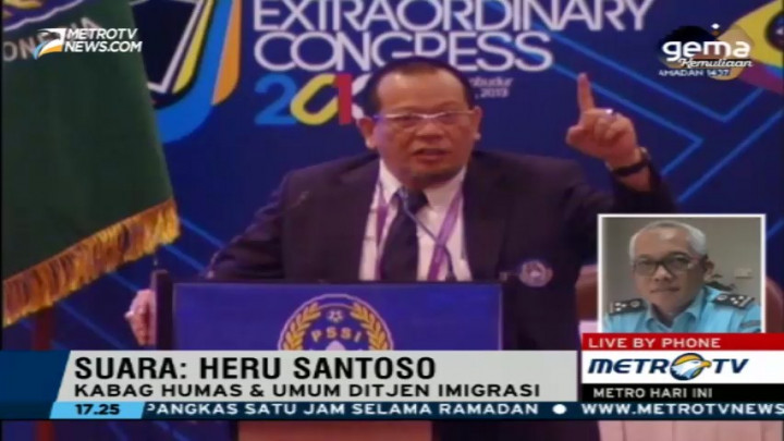 Imigrasi: La Nyalla Tiba di Indonesia Malam Ini