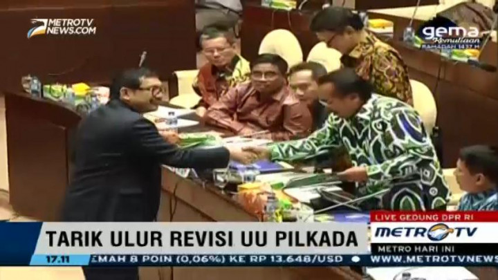 Empat Fraksi Tolak Syarat Minimal Dukungan Calon