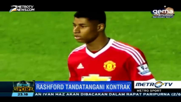 Rashford Perpanjang Kontrak di MU Sampai 2020