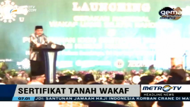 Sertifikat Tanah Wakaf, Bentuk Kepedulian dan Perlindungan Negara