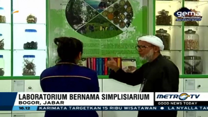 Simplisiarium, Laboratorium Tanaman Obat Nusantara di IPB