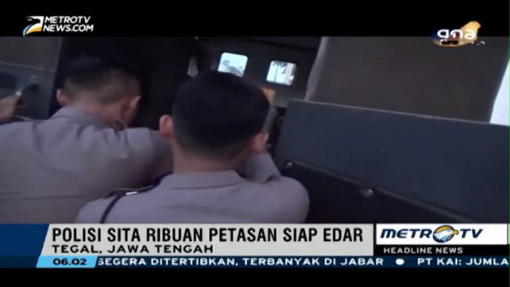 Polres Tegal Gerebek Rumah Produksi Petasan
