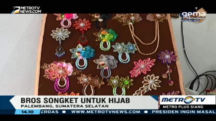 Kreasi Bros Songket untuk Hijab