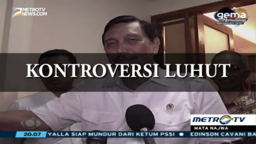 Kontroversi Luhut