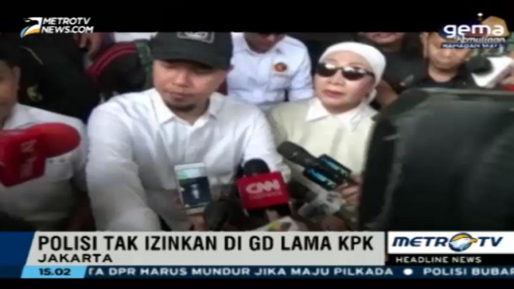 Ahmad Dhani dan Ratna Sarumpaet Batal Demo di Depan Gedung KPK