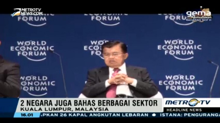 Bertemu Najib Razak, JK Bahas Kerja Sama Bilateral