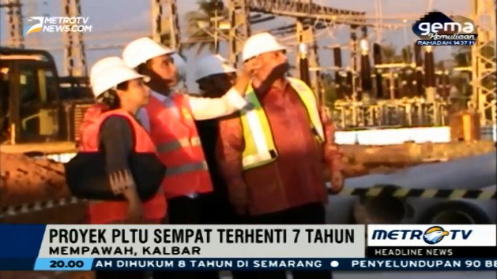 Jokowi Resmikan PLTU Ketapang