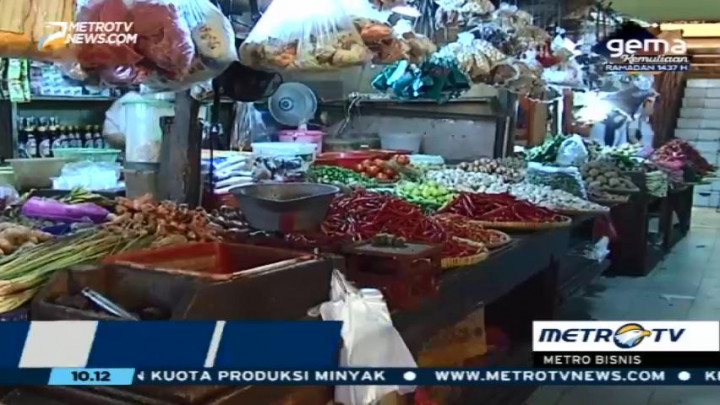 Harga Cabai, Bawang dan Beras di Pasar Tomang Barat Stabil