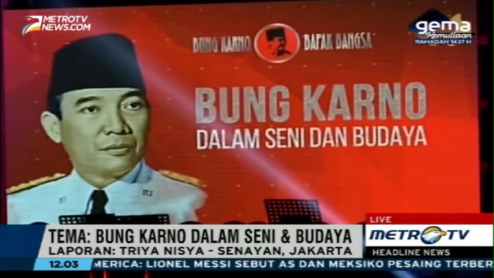 'Bung Karno dalam Seni dan Budaya' Digelar di Senayan