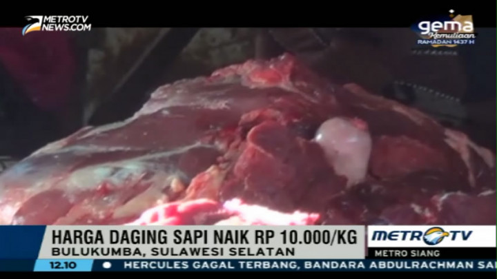 Harga Daging Sapi dan Ayam di Sejumlah Daerah Naik