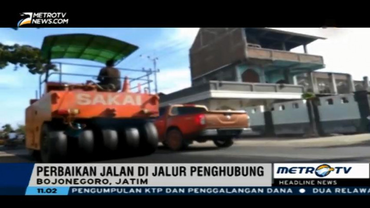 Perbaikan Jalur Penghubung Bojonegoro-Nganjuk Ditargetkan Rampung Sebelum Lebaran