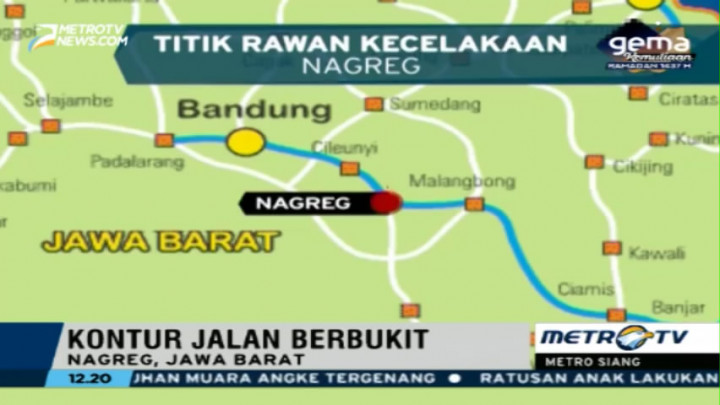 Titik-titik Rawan Kecelakaan di Jalur Nagreg