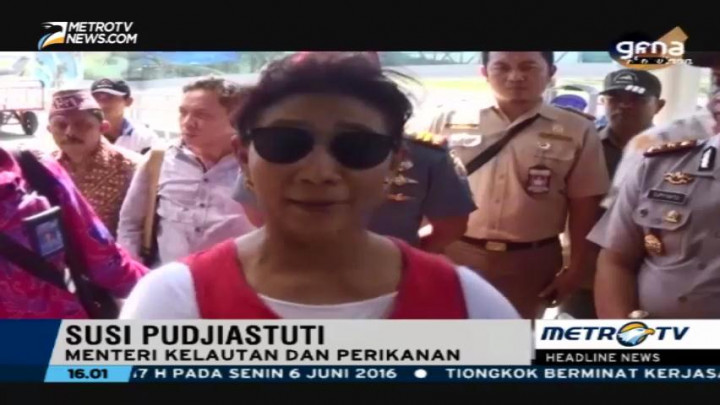 Menteri Susi Pantau Perairan Komodo