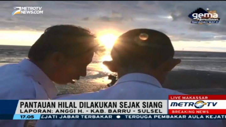 Pantauan Hilal di Makassar Masih Tipis