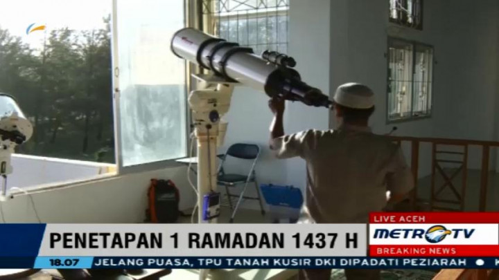 Keputusan Hilal di Aceh Disampaikan Pukul 19.07 WIB
