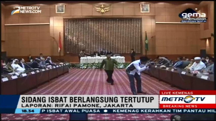 Sidang Isbat Berlangsung Tertutup