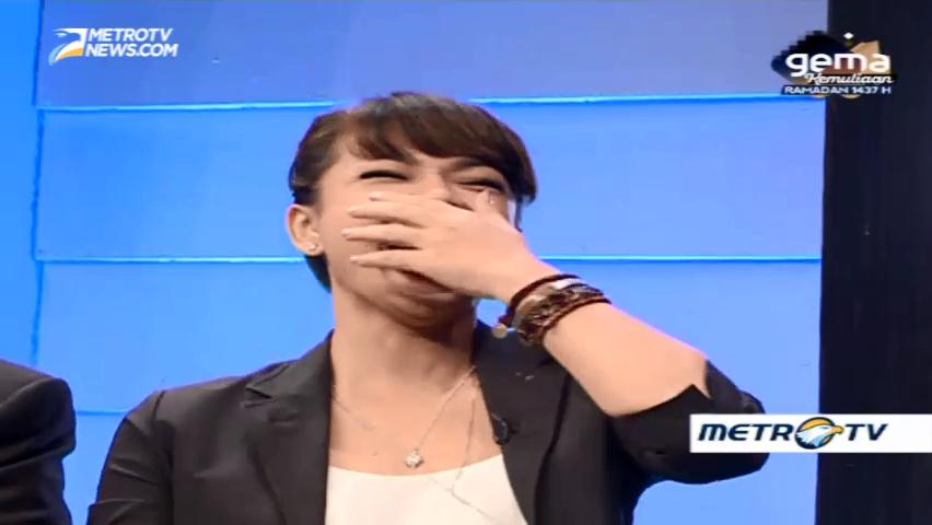 Main Game Spontan, Nirina Zubir Pilih 'Ditembak' Sujiwo Tejo