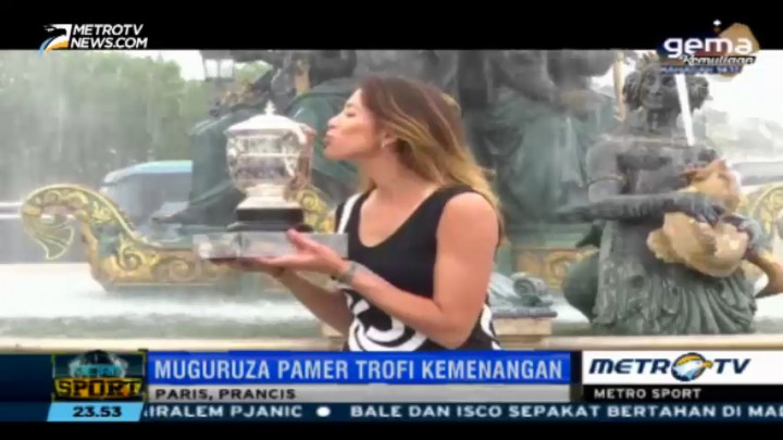 Muguruza Pamer Trofi Prancis Terbuka