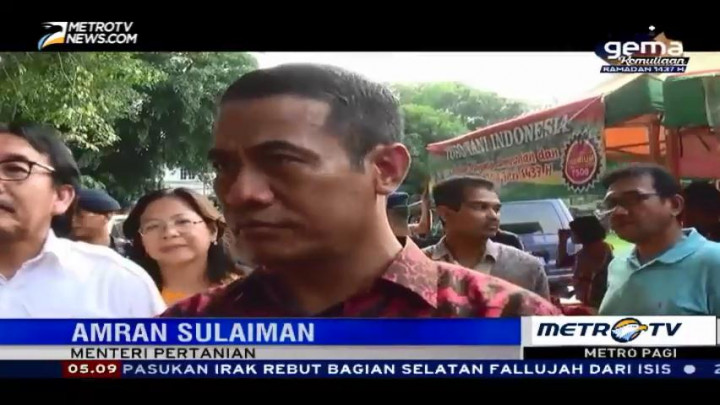 Mentan: Harga Kebutuhan Pokok Naik Akibat Mata Rantai Distribusi Panjang