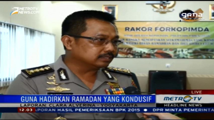 Polda DIY akan Lanjutkan Operasi Pekat di Bulan Ramadan