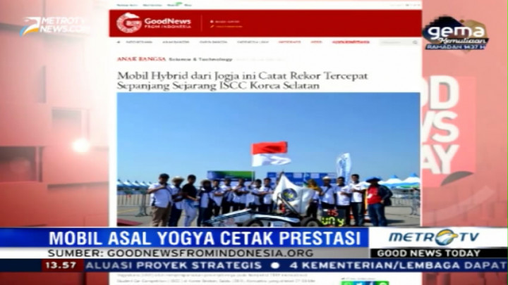 Mobil Hybrid Asal Jogja Catat Rekor Tercepat ISCC Korea Selatan